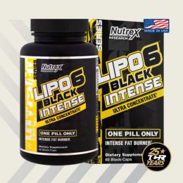 Lipo-6® Black Intensive Nutrex® UC - 60 Caps. - Fórmula USA